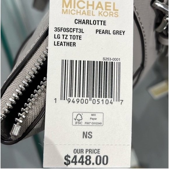 Michael Kors Charlotte
Satchel Shoulder Bag Grey - Picture 9 of 9